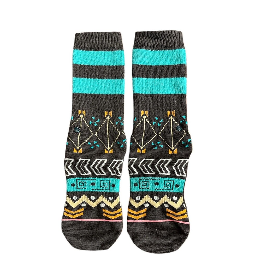 Stance Socks Ankle Biters Athletic Combed Cotton Multicolor Kids (2-5.5)   11236